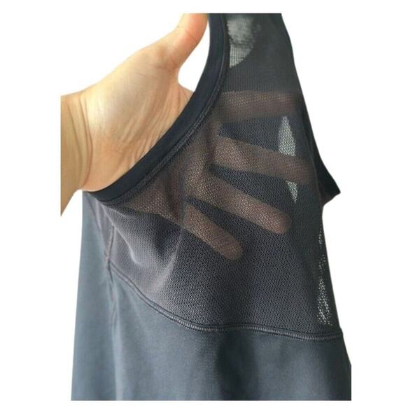 Lululemon Half-Mesh Tank, Black | Size 4-6 - Picture 7 of 13